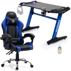 OVERDRIVE Gaming Office Chair and Desk Combo