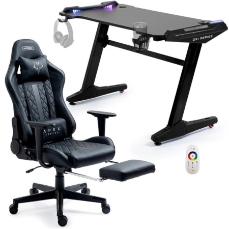 OVERDRIVE Gaming Office Desk and Chair