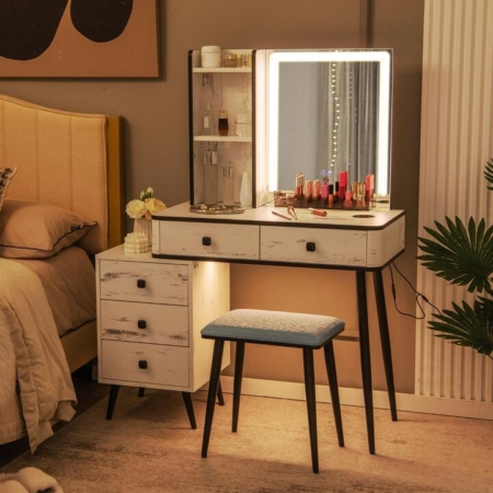 multifunctional vanity mirror dressing table