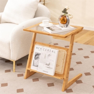 z-shaped end table