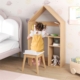 Kid’s house-shaped desk & chair set