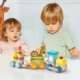 Wooden train set for babies