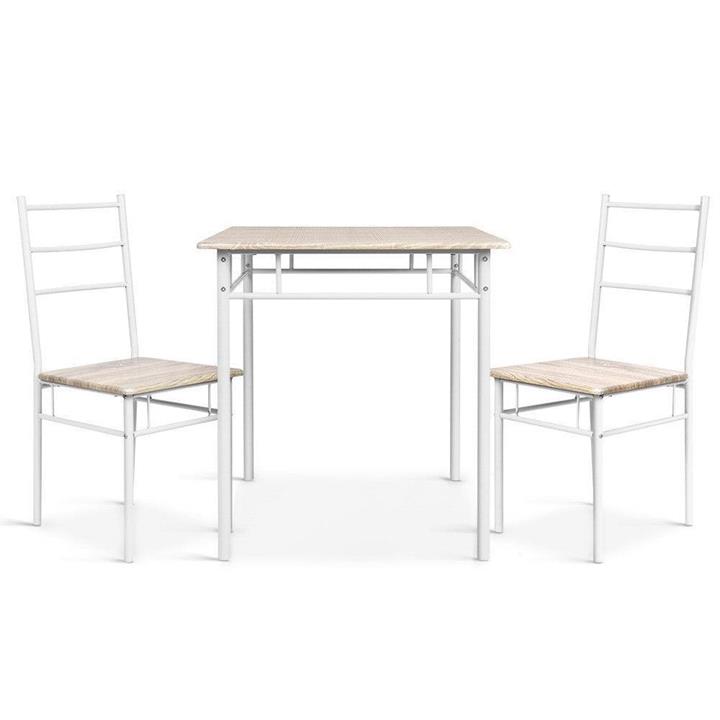 Artiss 3 Piece Dining Set - Natural