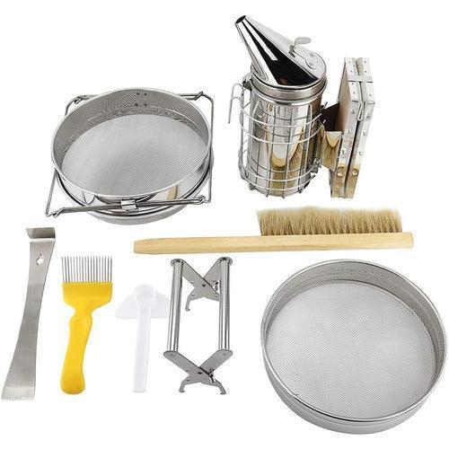 7 Pcs Beekeeping Tool Kit Including Honey Strainer