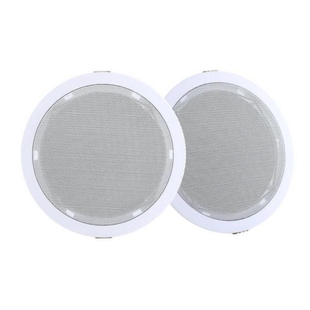 2 x 6'' In Ceiling Speakers Home 80W Speaker Theatre Stereo Outdoor Multi Room