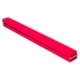 2.4m (8FT) Gymnastics Folding Balance Beam Pink Synthetic Suede