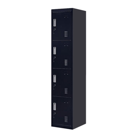 4-Door Vertical Locker for Office Gym Shed School Home Storage