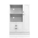 Artiss Buffet Sideboard Cabinet Storage Cupboard Doors White Kitchen Hallway