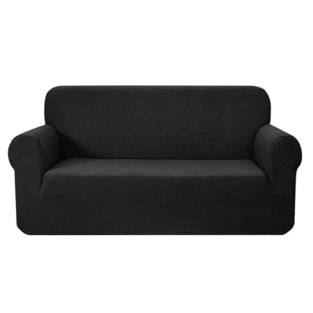 Artiss High Stretch Sofa Cover Couch Protector Slipcovers 3 Seater Black