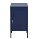 ArtissIn Mini Metal Locker Storage Shelf Organizer Cabinet Bedroom Blue