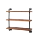 Artiss Display Wall Shelves Industrial DIY Pipe Shelf Brackets Rustic Bookshelf