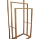 CARLA HOME Bamboo Towel Bar Holder Rack 3-Tier Freestanding for Bathroom and Bedroom