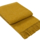 Brighton Throw - 100% NZ Wool - Mustard