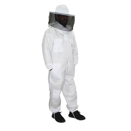 Beekeeping Bee Suit 2 Layer Mesh Round Head Style Ultra Cool & Light Weight - 4XL