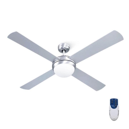 Devanti 52'' Ceiling Fan with Light Silver