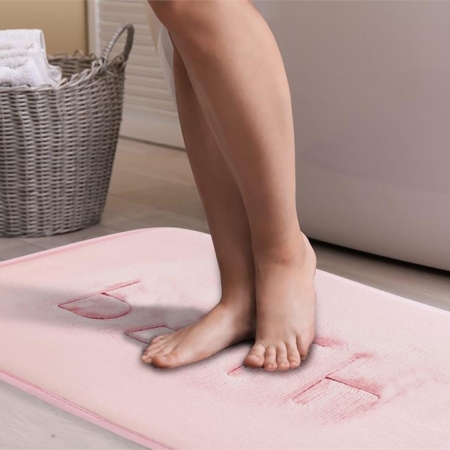 Extra Thick Memory Foam & Super Comfort Bath Rug Mat for Bathroom (60 x 40 cm