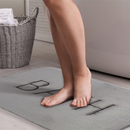 Extra Thick Memory Foam & Super Comfort Bath Rug Mat for Bathroom (60 x 40 cm