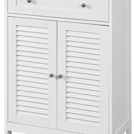 Freestanding Storage Cabinet with Doors/Drawer 60x87x35 cm