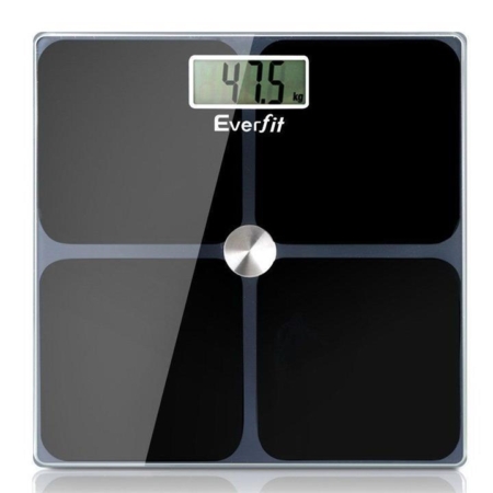 Everfit Bathroom Scales Digital Weighing Scale 180KG Electronic Monitor Tracker