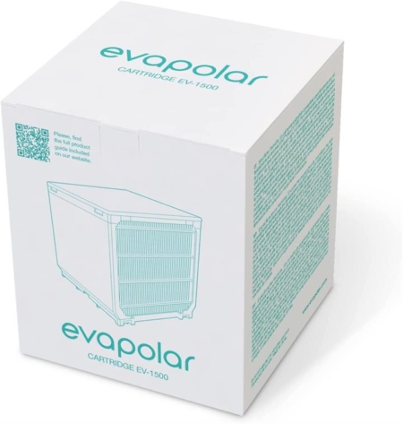 Evapolar Replacement Cartridge for evaLIGHT Plus Personal Evaporative Cooler and Humidifier/Portable Air Conditioner EV-1500