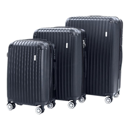 Delegate Suitcases Luggage Set 20" 24" 28"Carry On Trolley TSA Travel Bag