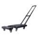 Foldable Hand Flatbed Trolley Cart 6 x 360 Degree Rotating Wheels with Maximum Load 200Kg