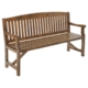 Gardeon Wooden Garden Bench Chair Natural Outdoor Furniture Decor Patio Deck 3 Seater