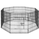 i.Pet Pet Playpen Dog Playpen 30'' 8 Panel Puppy Exercise Cage Enclosure Fence