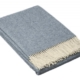 Hampton Throw - Merino Wool Blend - Blue