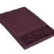 Paddington Throw - Fine Wool Blend - Plum