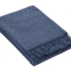 Oxford Throw - Merino Wool Blend - Navy