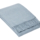 Oxford Throw - Merino Wool Blend - Sky Blue