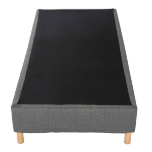 Metal Bedframe Mattress Foundation (Dark Grey) – King