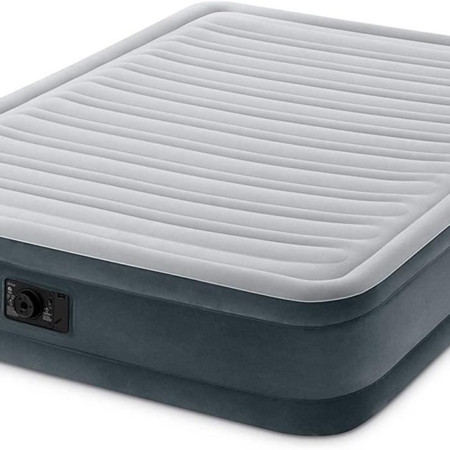 INTEX QUEEN DURA-BEAM COMFORT-PLUSH AIRBED WITH BIP