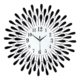 Large Modern 3D Crystal Wall Clock Luxury Art Metal Round Home Decor