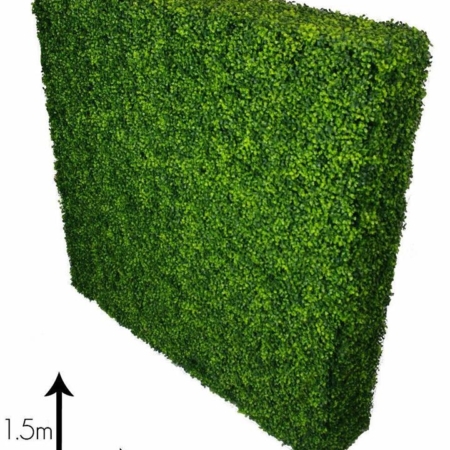 Large Portable Boxwood Hedges UV Stabilised 1.5m By 1.5m