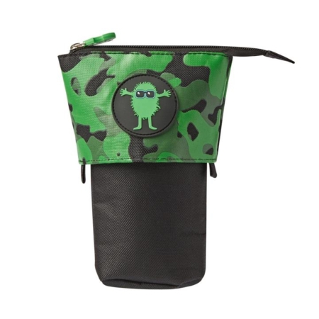 Tinc Hugga Camo Pop-Up Pencil Case (Green)