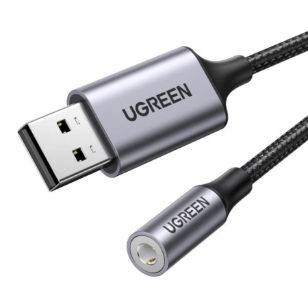 UGREEN 30757 USB to 3.5mm Audio Jack Sound Card Adapter