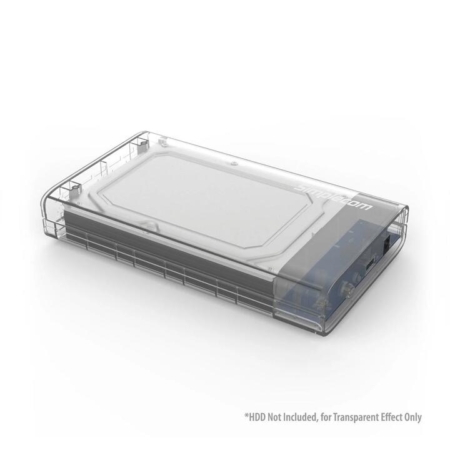 Simplecom SE301 3.5" SATA to USB 3.0 Hard Drive Docking Enclosure Clear