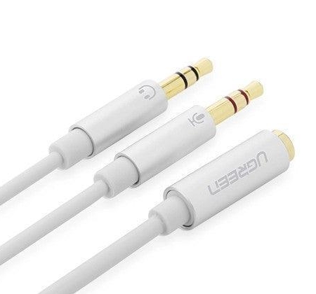 UGREEN 3.5mm Female to 2mm male audio cable - White (20897)