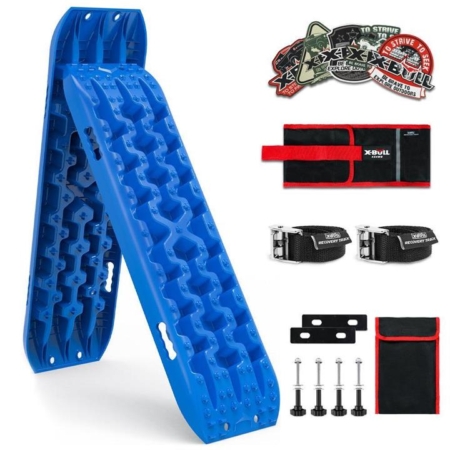 X-BULL Recovery tracks Sand tracks KIT Carry bag mounting pin Sand/Snow/Mud 10T 4WD-BLUE Gen3.0