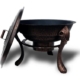 Vesuvius Firepit BBQ with Lid