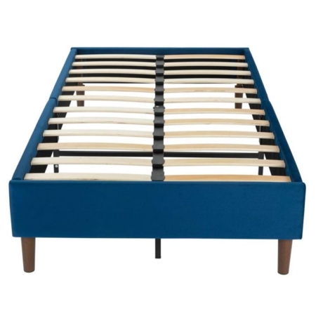 Velvet Blue Bed Frame – Double