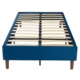 Velvet Blue Bed Frame – Double