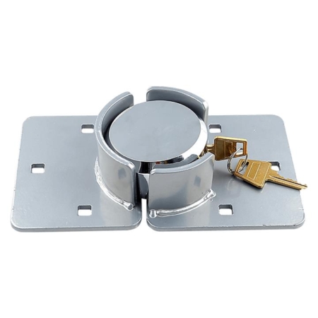 Van Door Lock With Brackets - Heavy Duty Security Vehicle Hasp Padlock