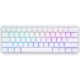 Vortex Poker 3 60% RGB Backlit White 61 Keys Compact Mechanical Gaming Keyboard Cherry MX Brown Tactile Switches