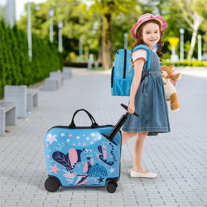 ride-on and carry-on suitcase