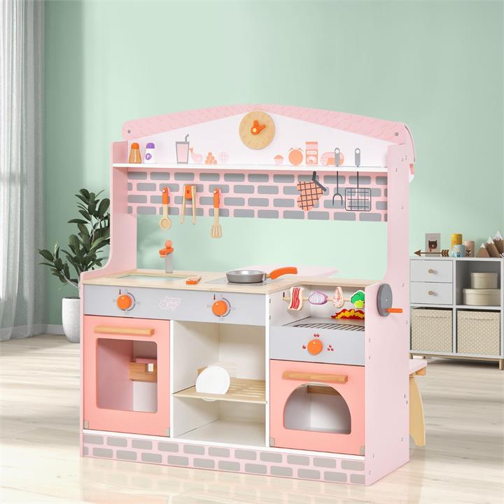 2-in-1 kids kitchen playset