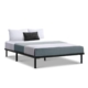 Metal Bed Frame Double Size Mattress Base Platform Foundation Wooden Black TED