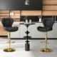 bar stool with footrest backrest